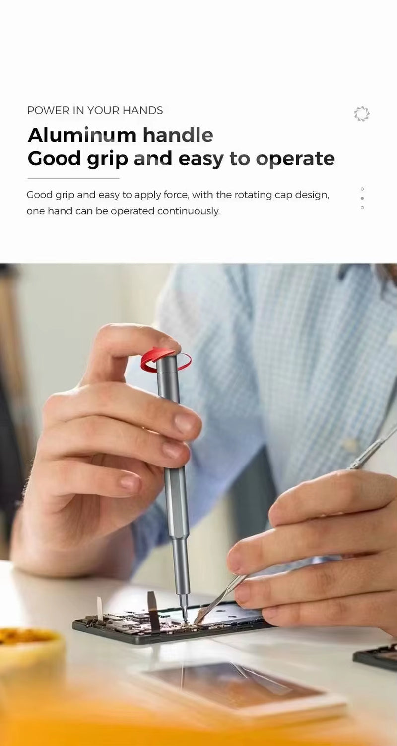 46 1 Mini Premium Precision S2 Steel Pocket Screwdriver Kit Multi-Function Industrial Repair Tool for Phone Laptop PC PS5