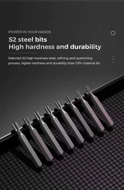 46 1 Mini Premium Precision S2 Steel Pocket Screwdriver Kit Multi-Function Industrial Repair Tool for Phone Laptop PC PS5